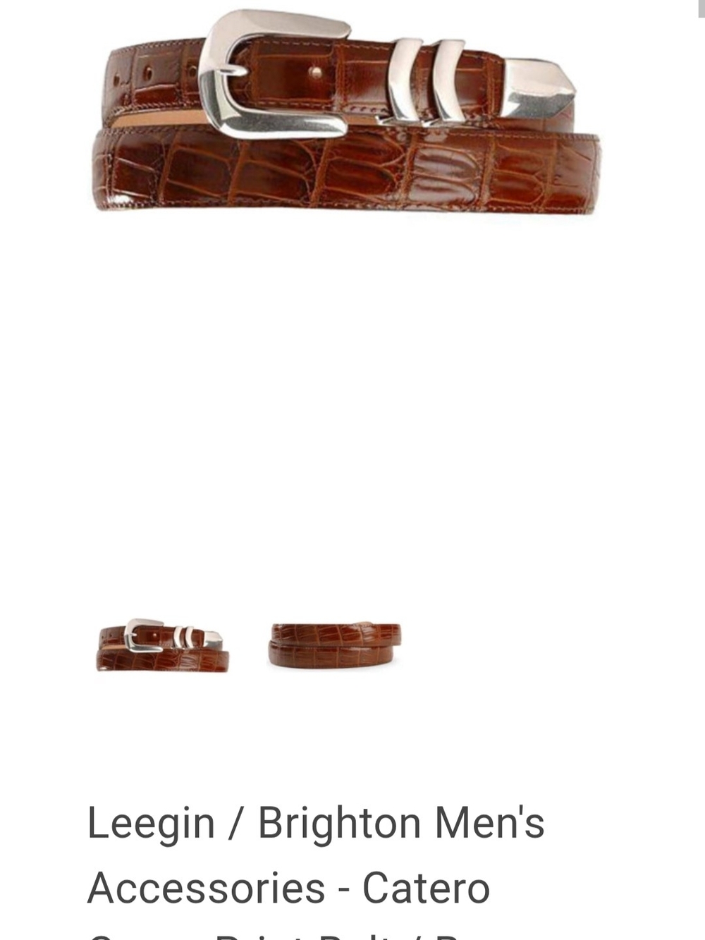 Brighton Leegin Men's Belt Bundle